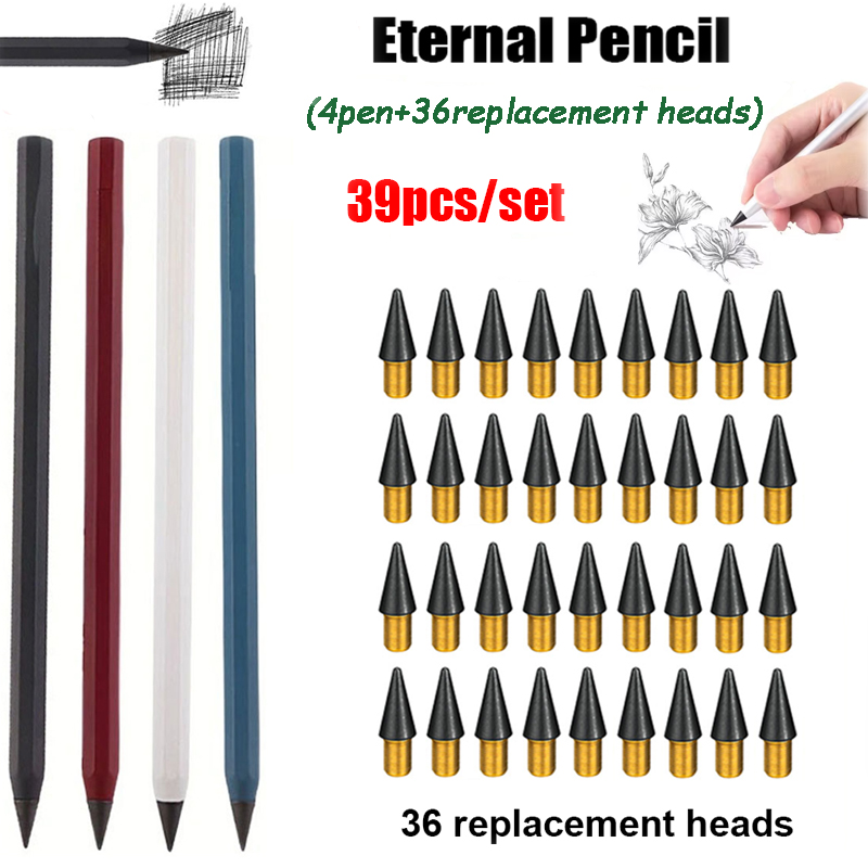 Calligraphy Pen Set - 39pcs/set Creative Metal Pencil New Technology