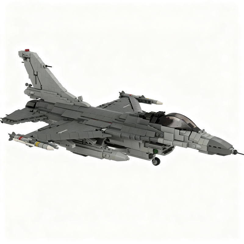 Art Craft Building - 1801pcs MOC Creator Creator Expert F-16C