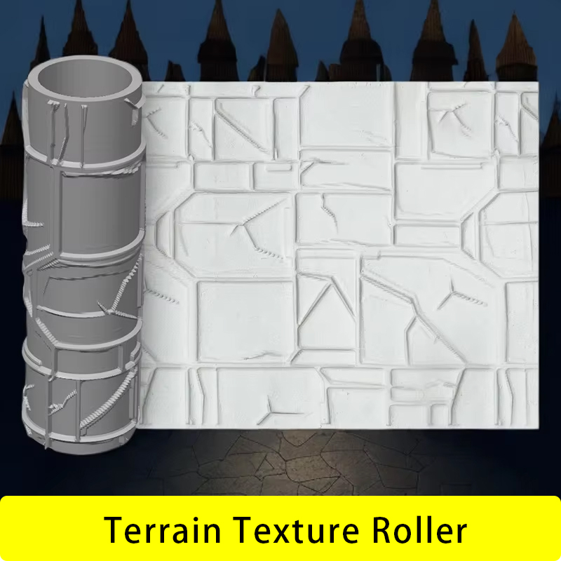 Art Craft Building - DIY DND Texture Roller Model Making