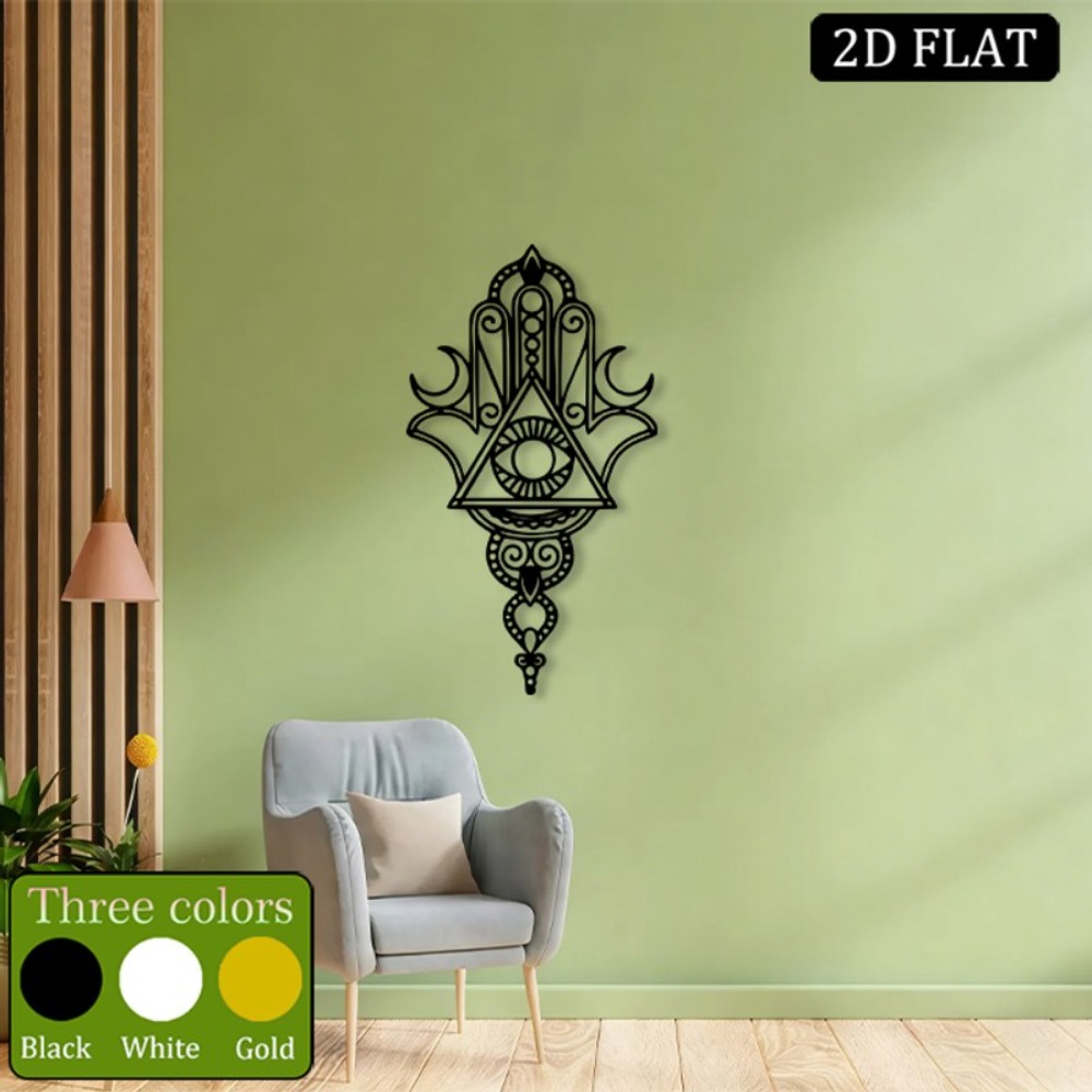 Art & Craft Valley - CIFBUY Iron Wall Art Hamsa Evil