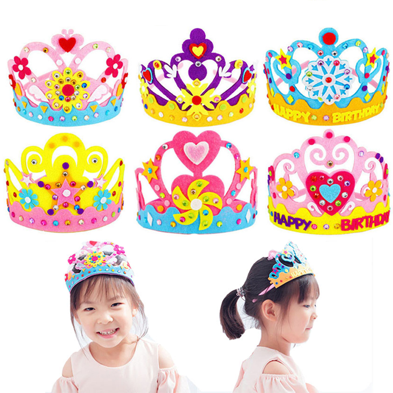 Art Craft 6 Year Old - DIY Crafts Toy Crown Creative Paper