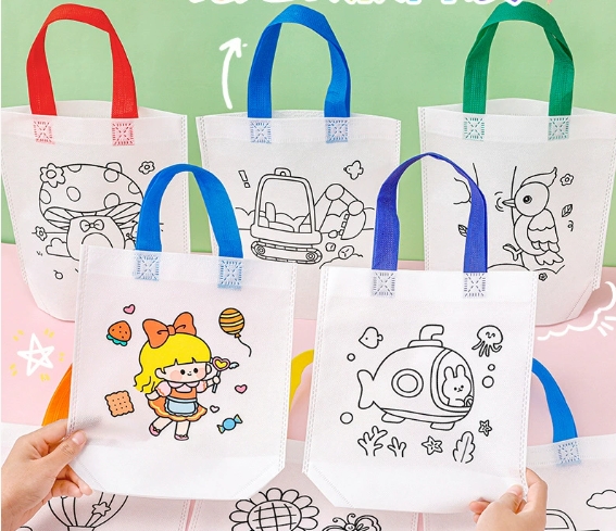 Art Craft Notebook - 5 Sets DIY Graffiti Bag with