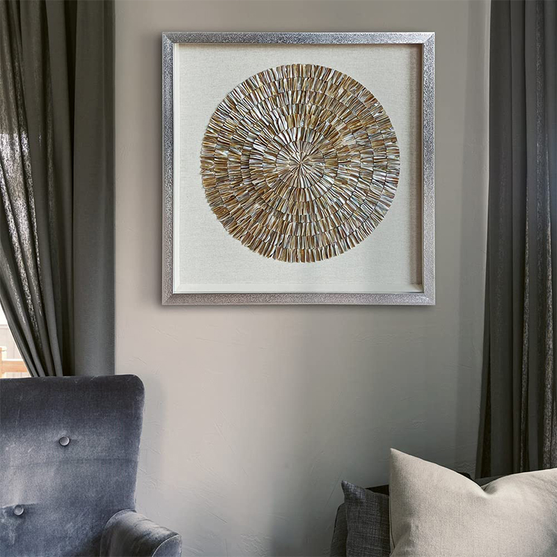 Art And Craft Nature - Luxury Framed 3D Hand‑Crafted Shell Mosaic