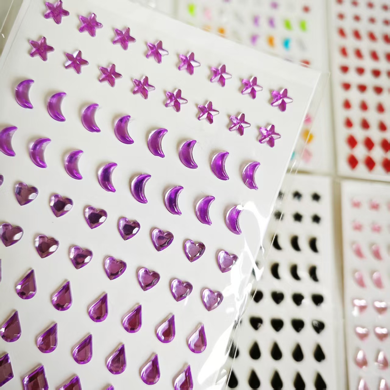 Art Craft Handmade - Acrylic 3D Gem Sticker Art Cross