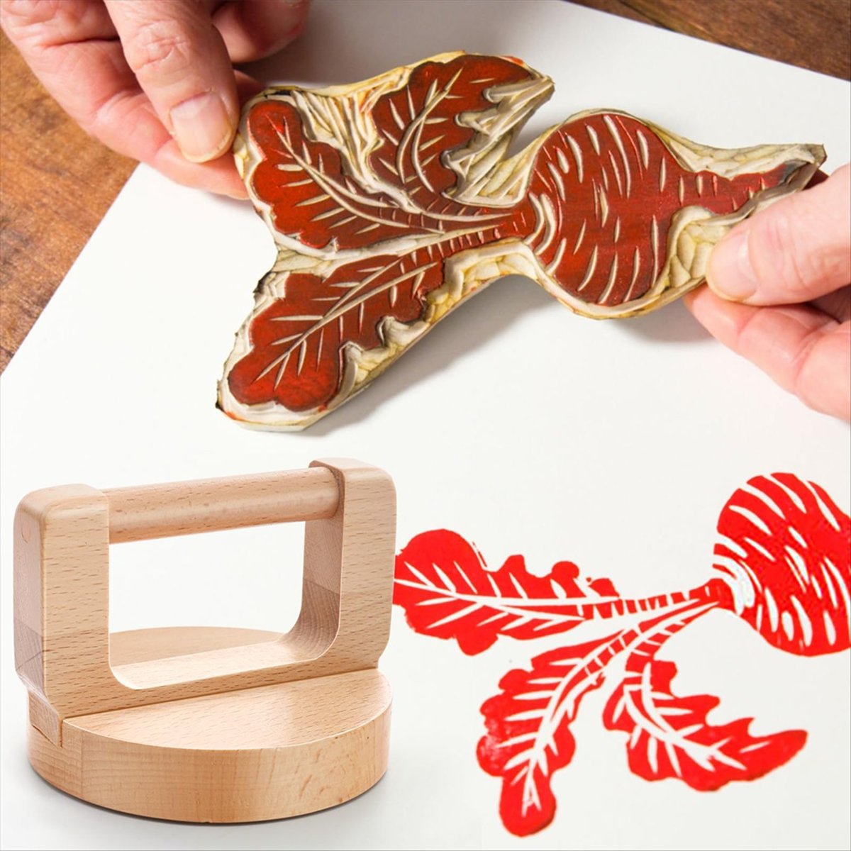 Lino Printing Block - BHBL Wood Block Printing Printmaking Supplies