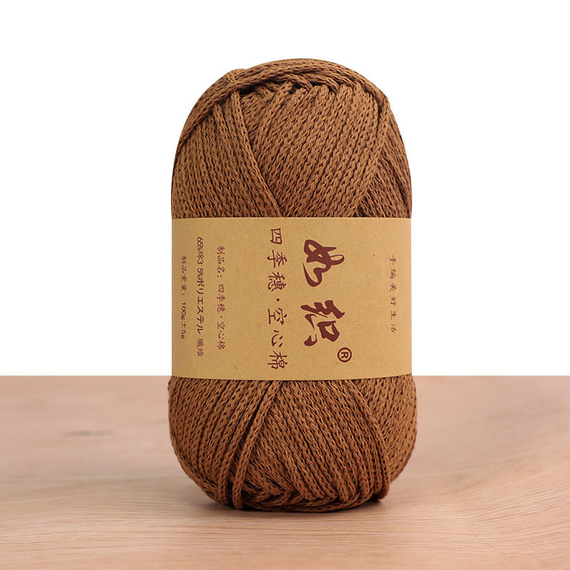 85M/roll 100g Crochet Knitting - Macrame Cord Cotton ulasan dan harga