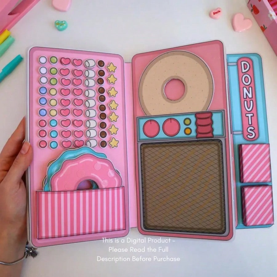 Donut Shop Pretend Play Kit, D - Art Craft 6 Year Old ulasan dan harga