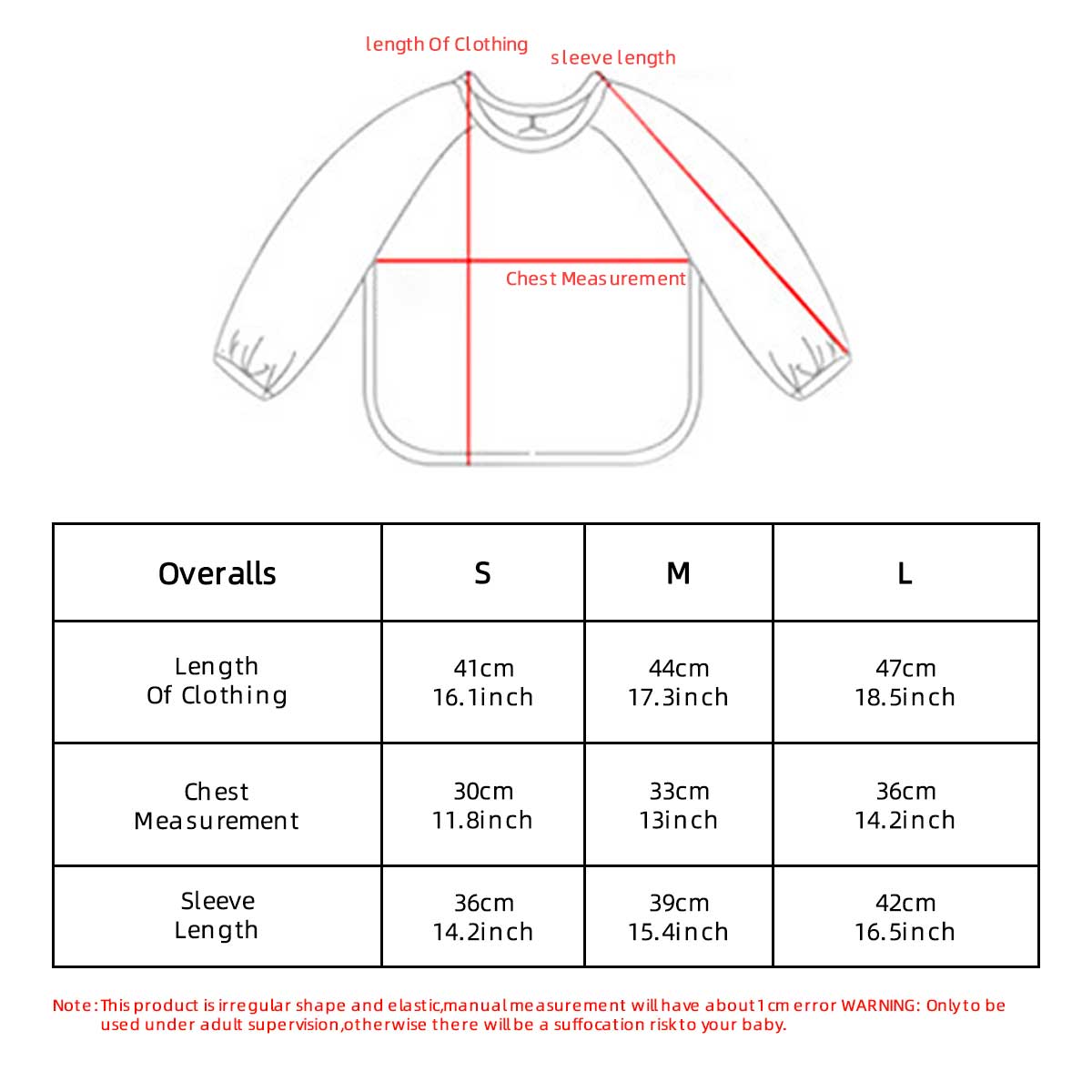 Kids Baby Long Sleeved PU Bibs - Art Craft Girl ulasan dan harga