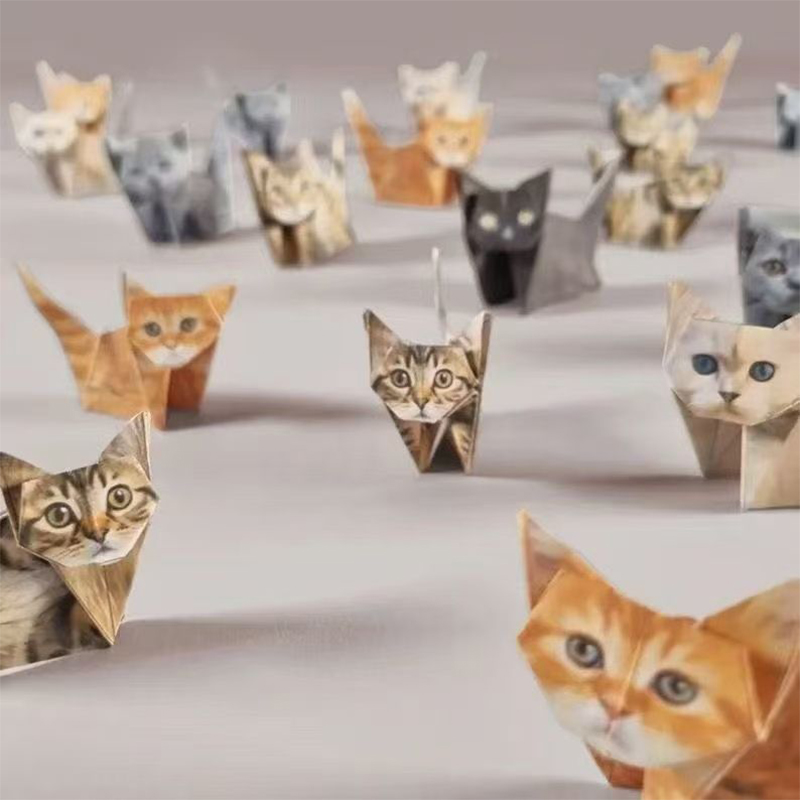 Creative DIY Origami Handmade  - Art Craft Cat ulasan dan harga