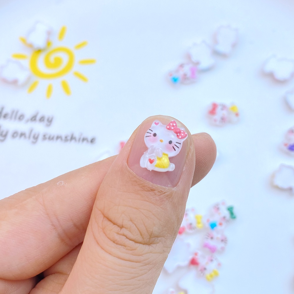 50 pieces of resin shiny mini  - Art Craft Cat ulasan dan harga