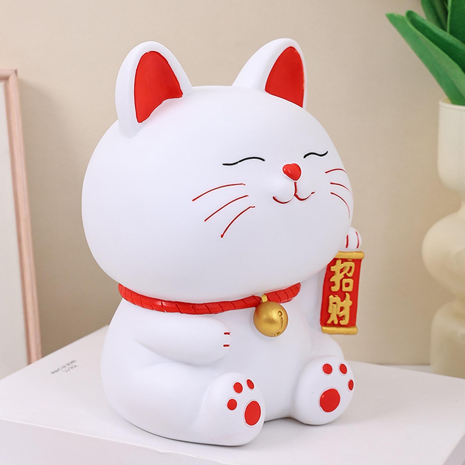 Lucky Cat Piggy Bank Cute Cart - Art Craft Cat ulasan dan harga