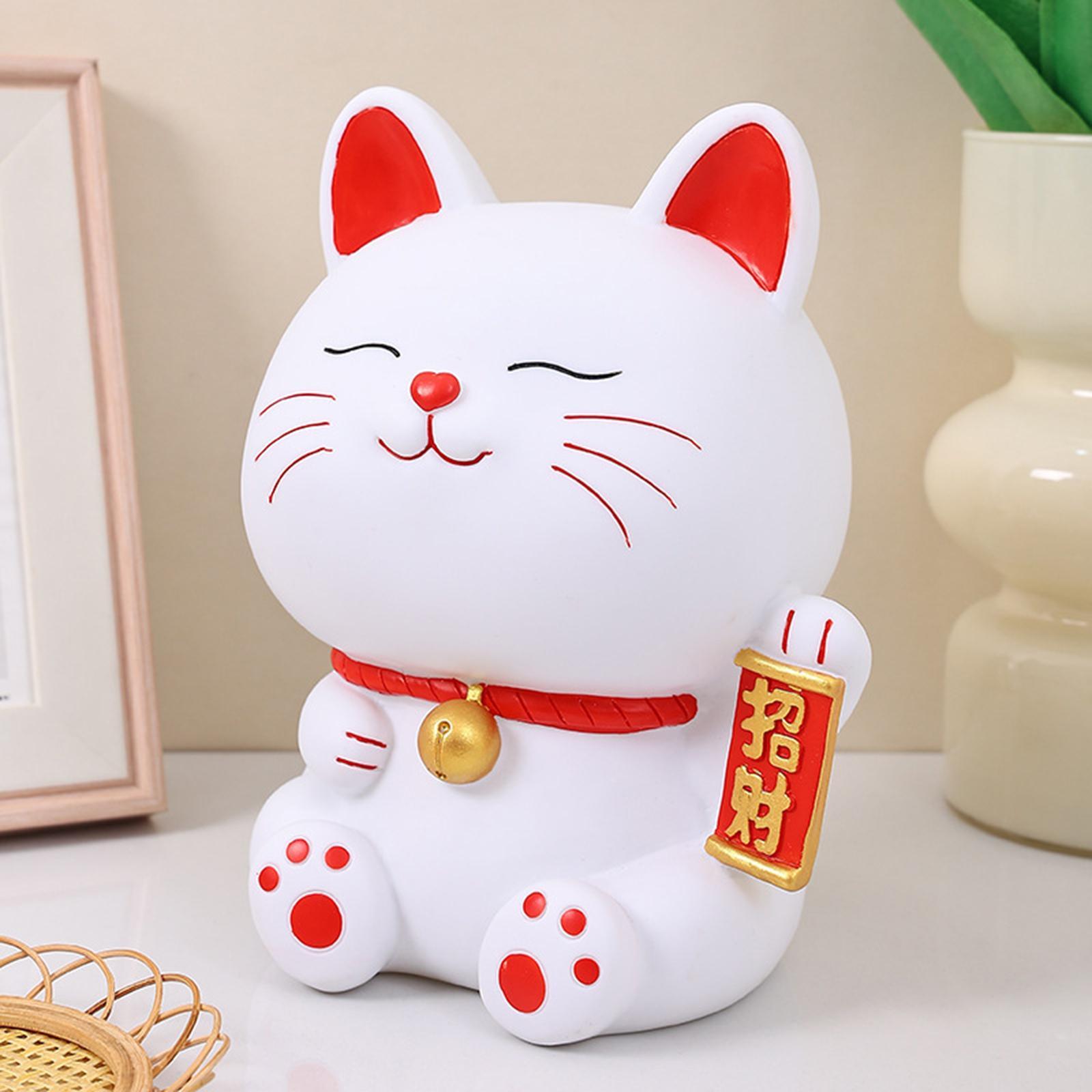 Lucky Cat Piggy Bank Cute Cart - Art Craft Cat ulasan dan harga