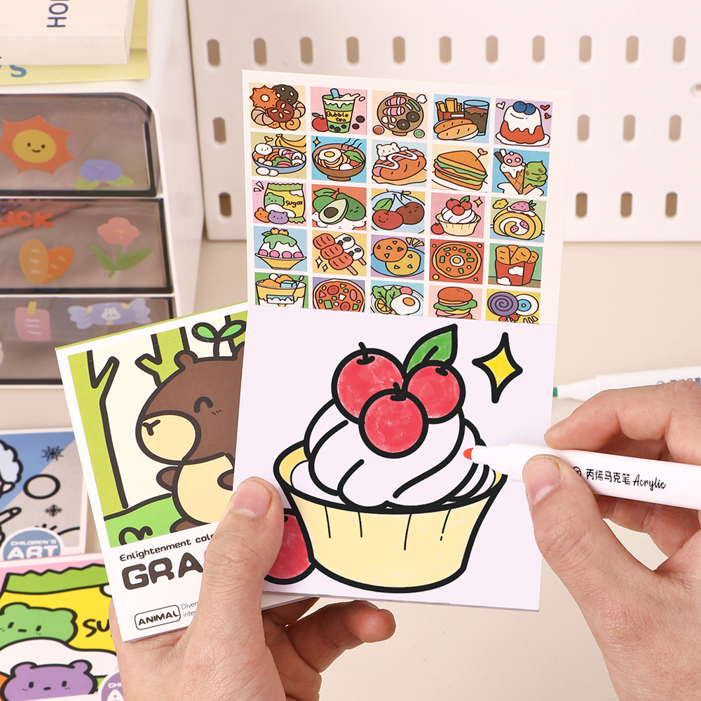 Cartoon Handy Coloring Book 25 - Art Craft Notebook ulasan dan harga