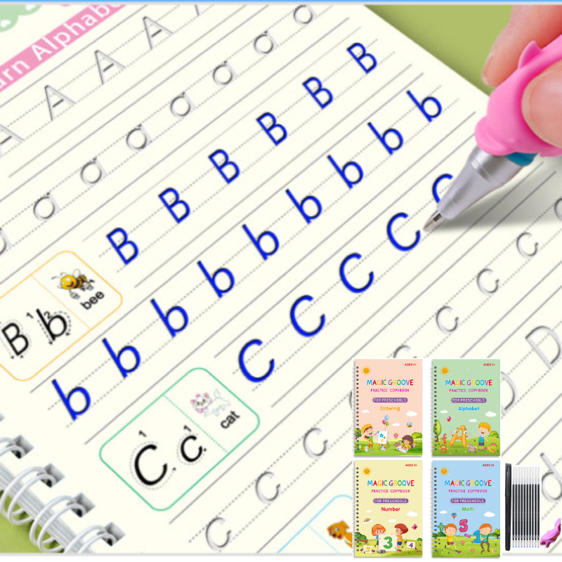 4 Books/set(free 1 Pen+10 Refi - Calligraphy Pen Set ulasan dan harga