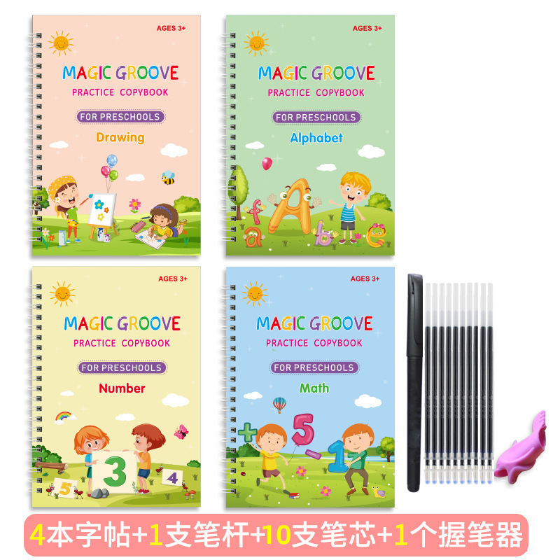 4 Books/set(free 1 Pen+10 Refi - Calligraphy Pen Set ulasan dan harga