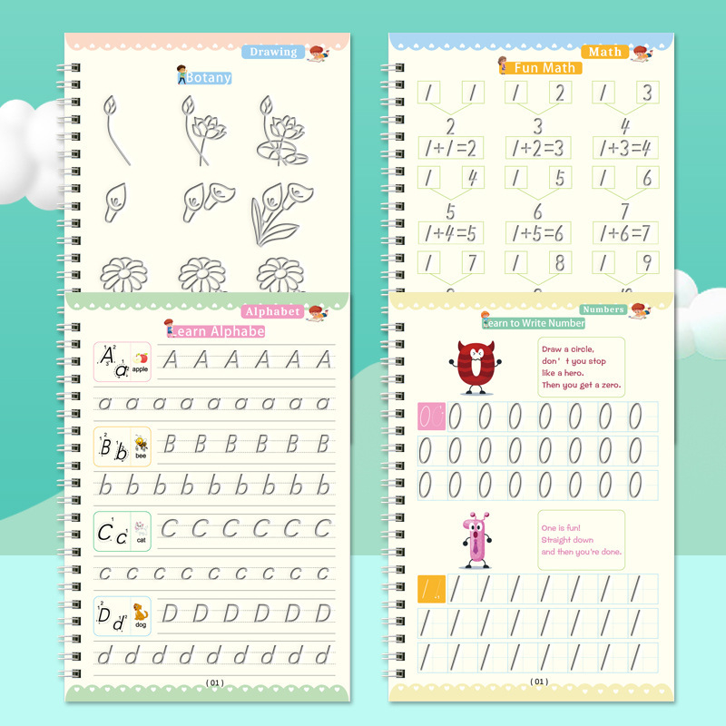 4 Books/set(free 1 Pen+10 Refi - Calligraphy Pen Set ulasan dan harga