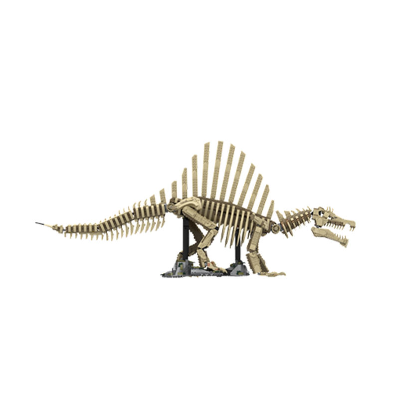 2246pcs MOC Dinosaurs Spinosau - Art Craft Building ulasan dan harga