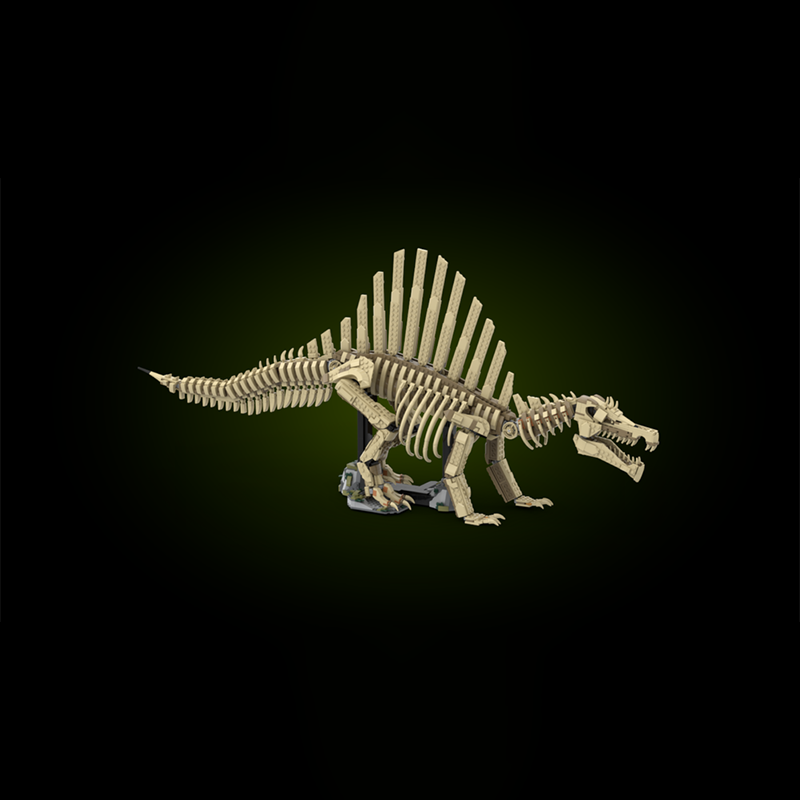 2246pcs MOC Dinosaurs Spinosau - Art Craft Building ulasan dan harga