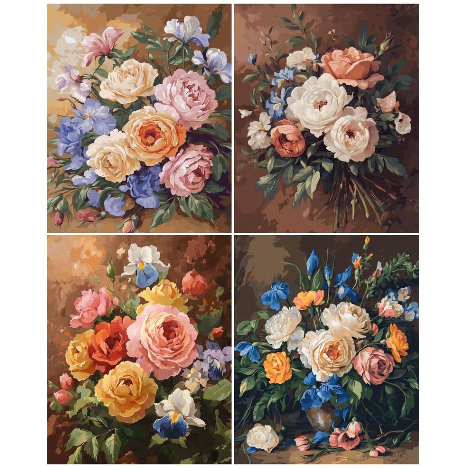 CHENISTORY Flower 5d Diamond P - Art Craft Ideas For Adults ulasan dan harga