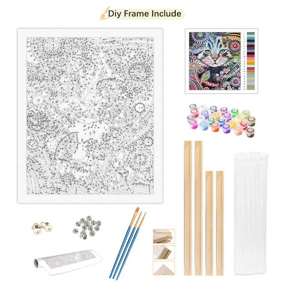 RUOPOTY Sunset Beach Paint By  - Art Craft Ideas For Adults ulasan dan harga