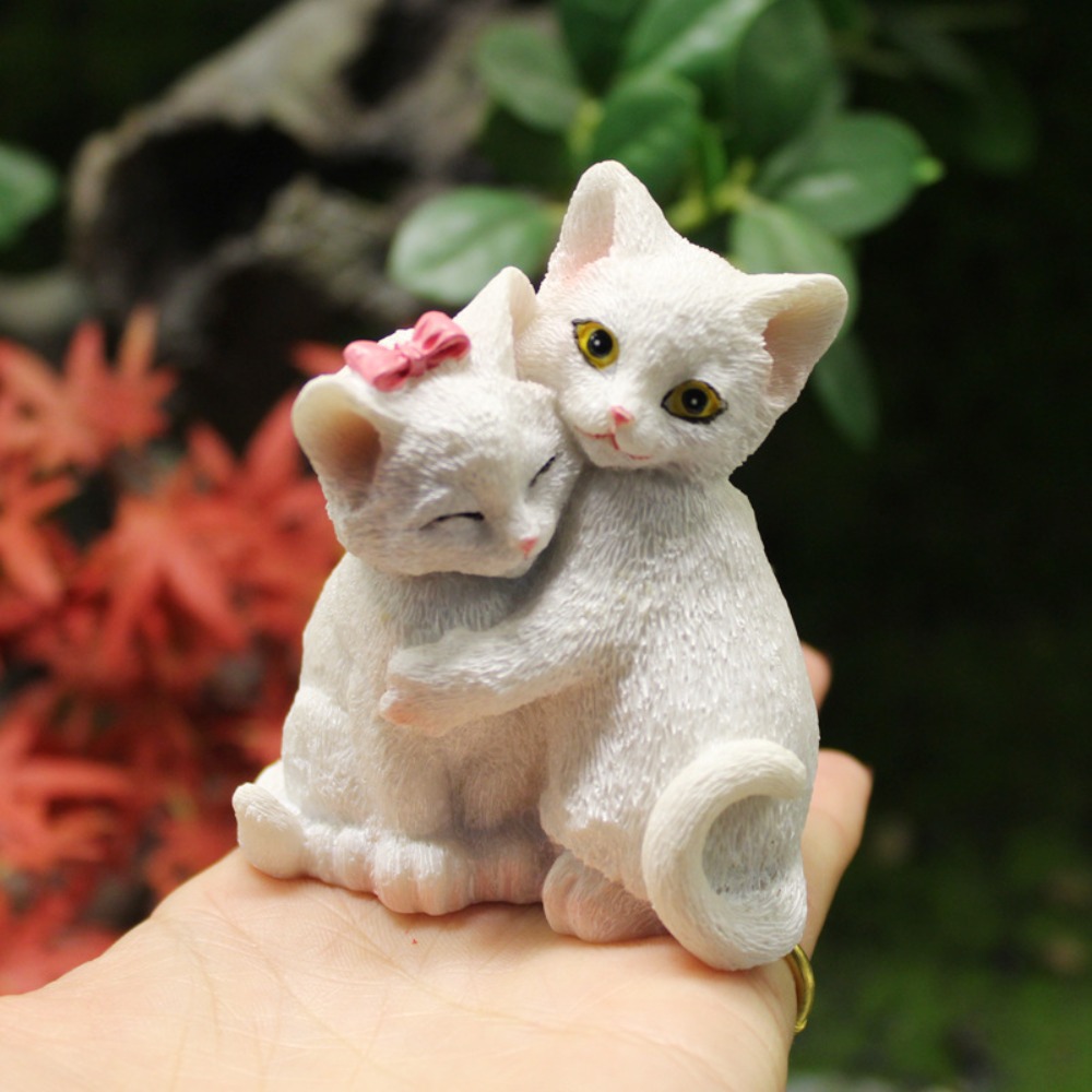 Resin Crafts Cute Cat Desktop  - Art Craft Cat ulasan dan harga