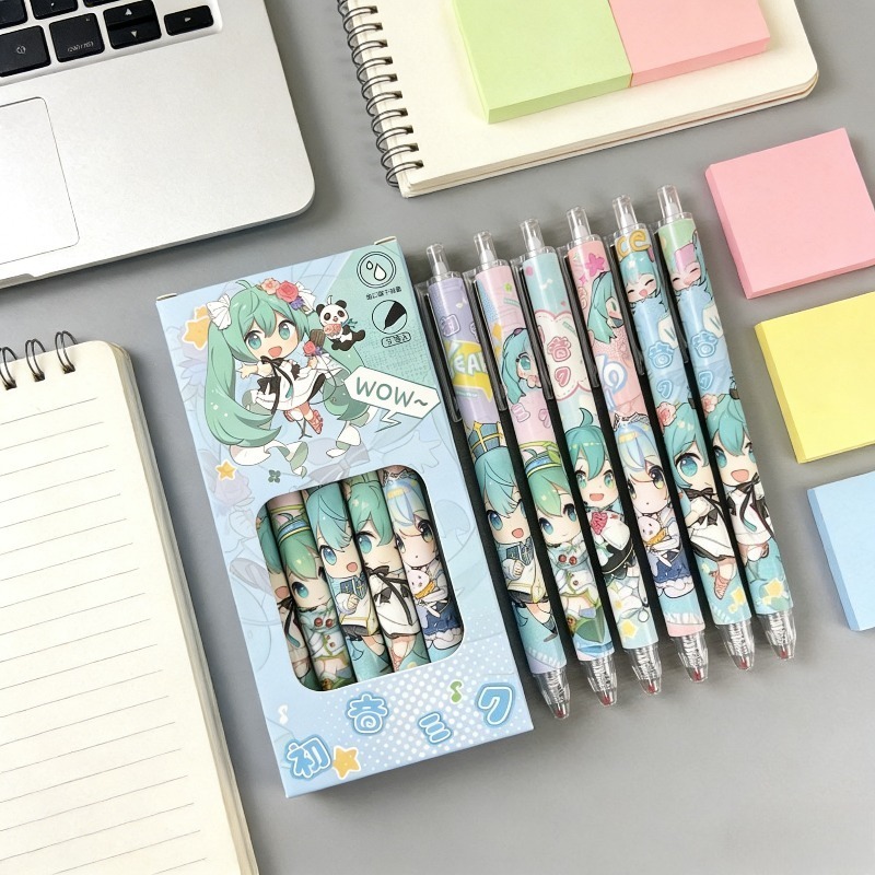 Hatsune Miku quick-drying gel  - Calligraphy Pen Set ulasan dan harga