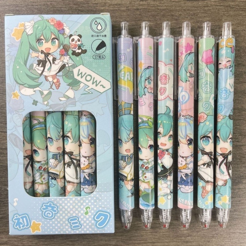Hatsune Miku quick-drying gel  - Calligraphy Pen Set ulasan dan harga