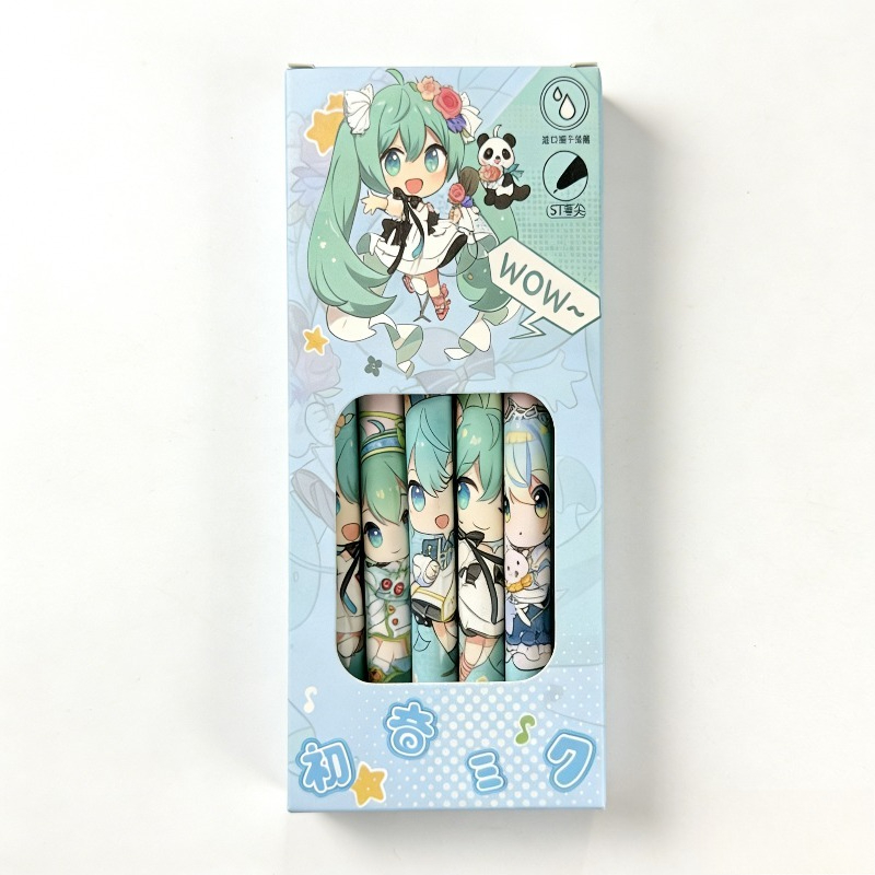 Hatsune Miku quick-drying gel  - Calligraphy Pen Set ulasan dan harga
