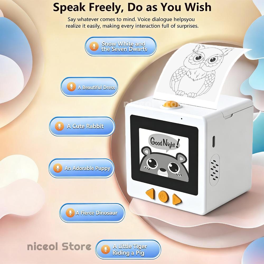 Portable AI Sticker Maker Box  - Art Craft Ai ulasan dan harga