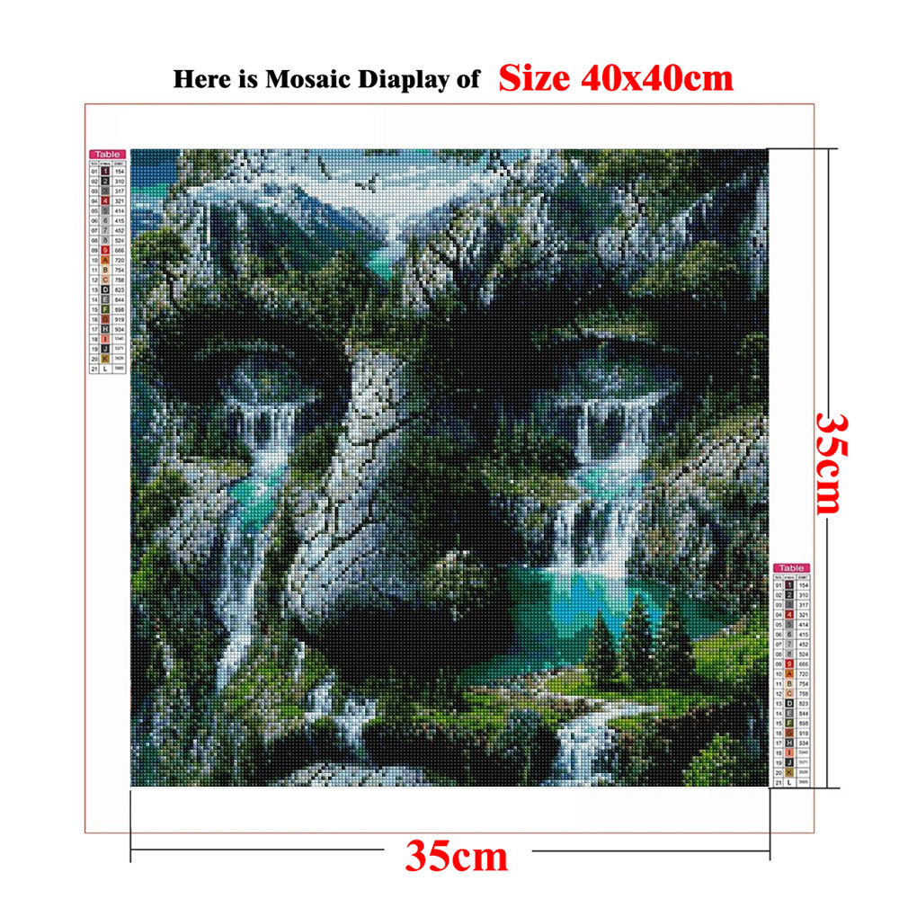 New Diamond Mosaic Surreal Lan - Art Craft Optical ulasan dan harga