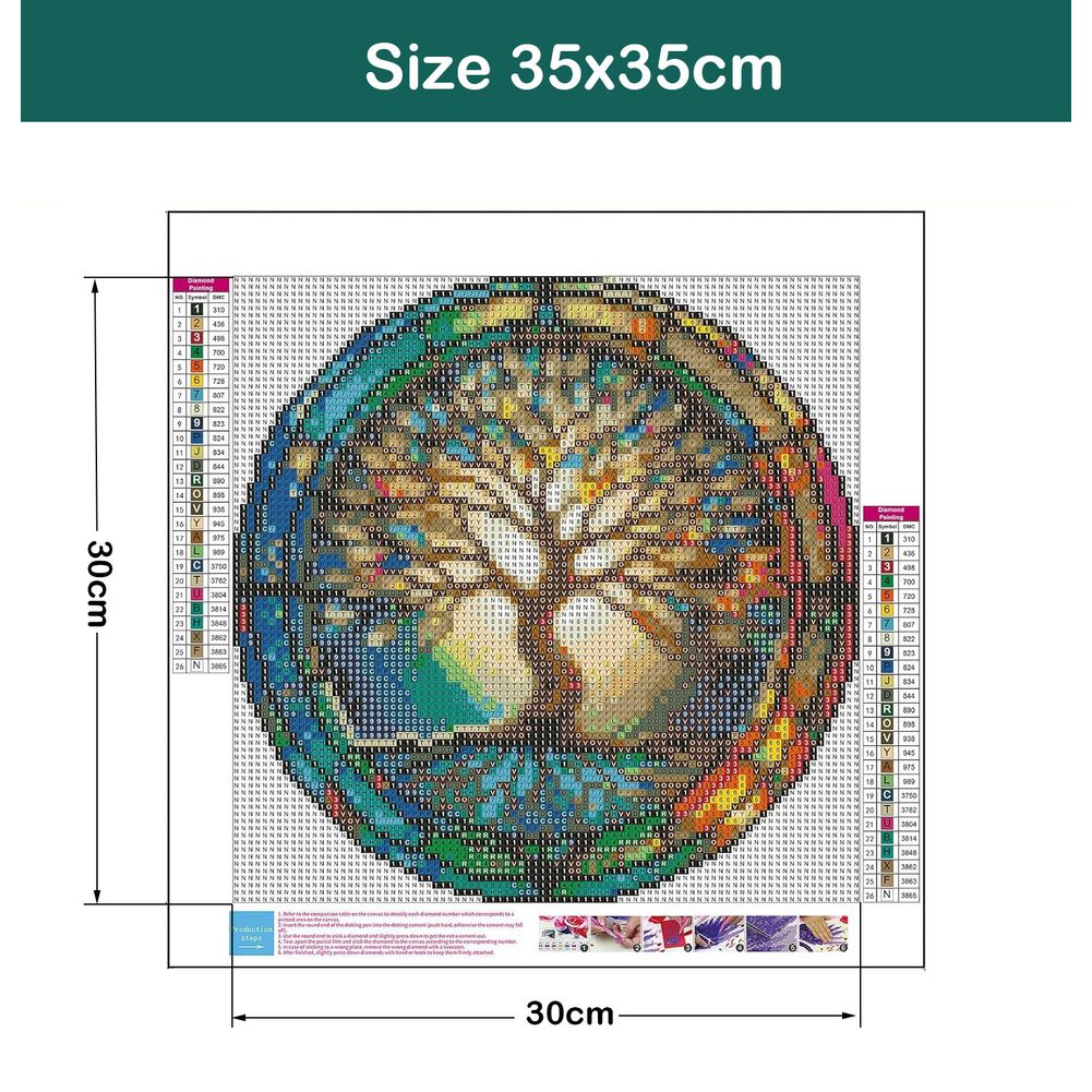 New Diamond Mosaic Surreal Lan - Art Craft Optical ulasan dan harga