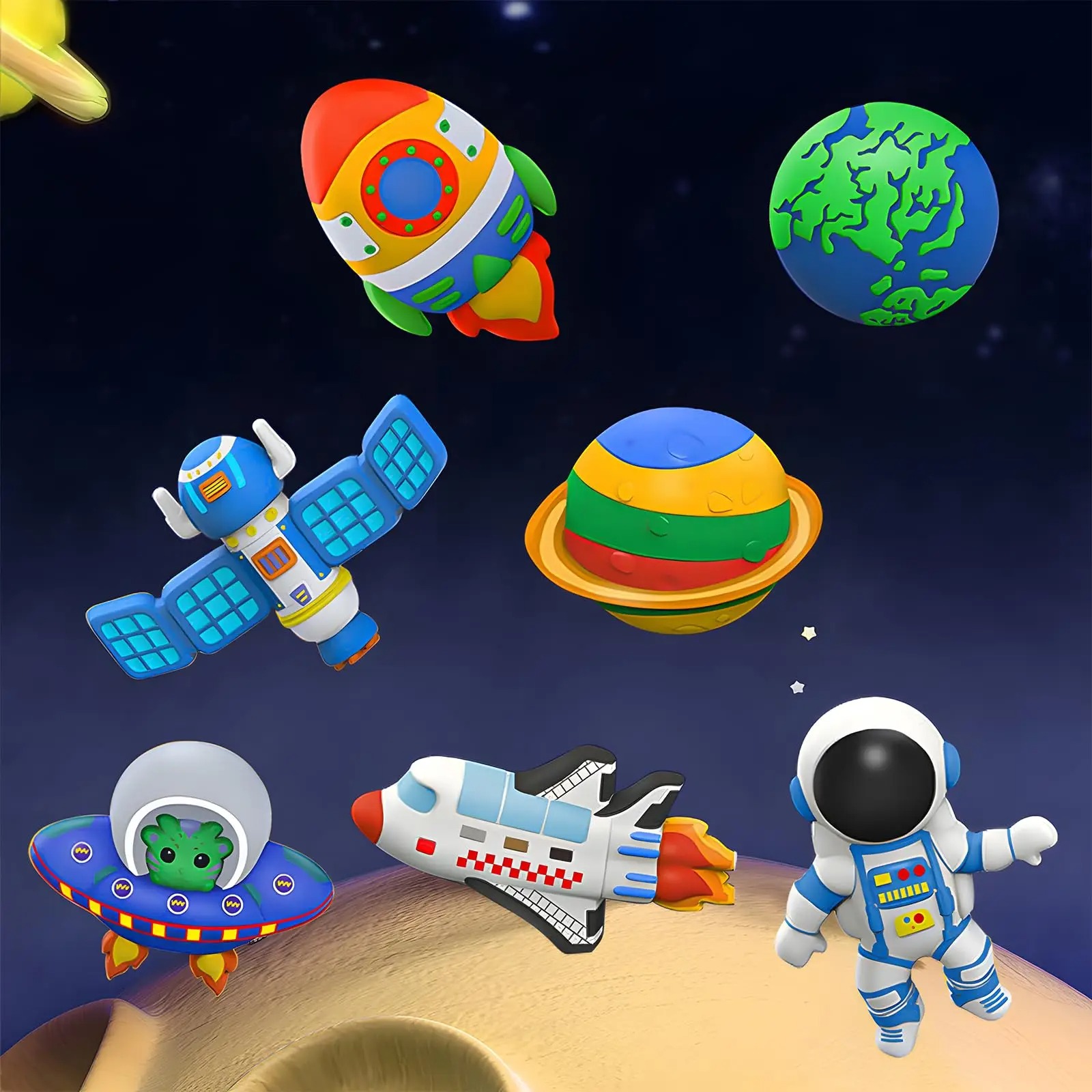 Space DIY Gypsum Kit for Kids  - Art Craft 6 Year Old ulasan dan harga