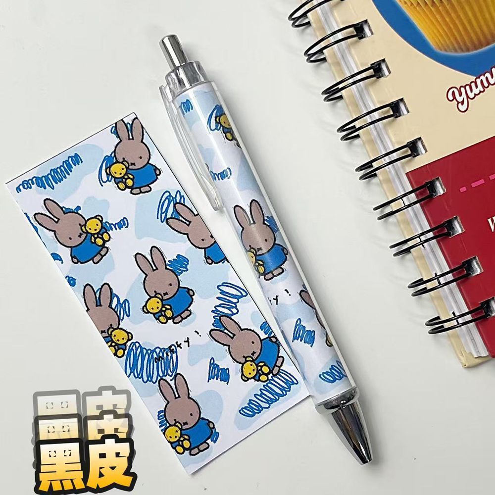 New Miffy Rabbit Press Gel Pen - Calligraphy Pen Set ulasan dan harga