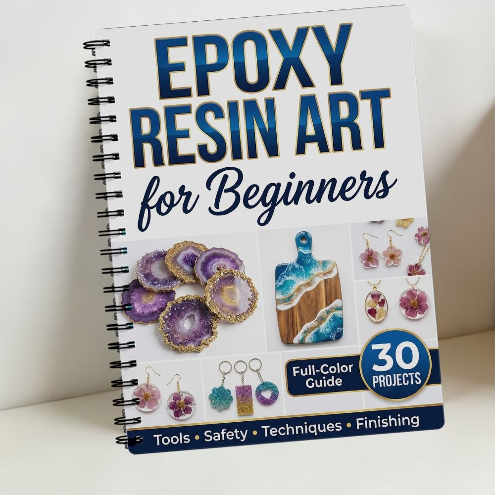 Step-by-Step Epoxy Resin Art H - Art Craft Notebook ulasan dan harga