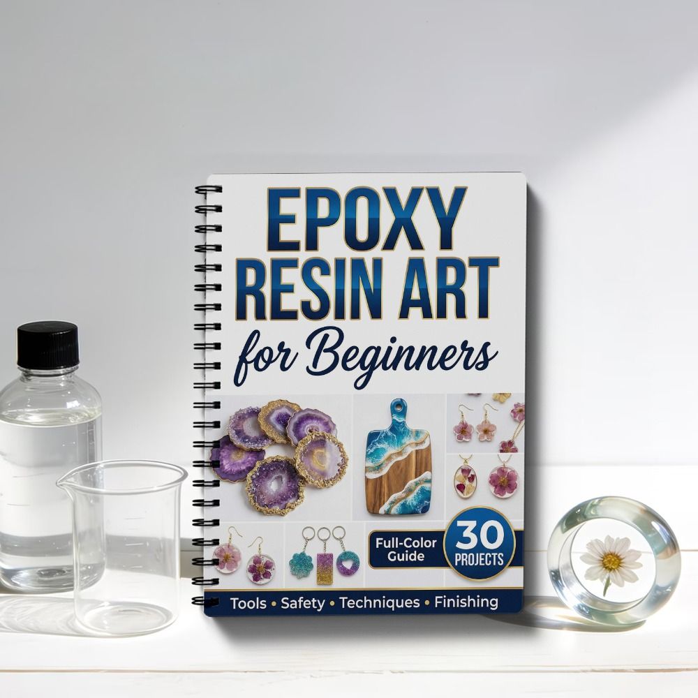 Step-by-Step Epoxy Resin Art H - Art Craft Notebook ulasan dan harga