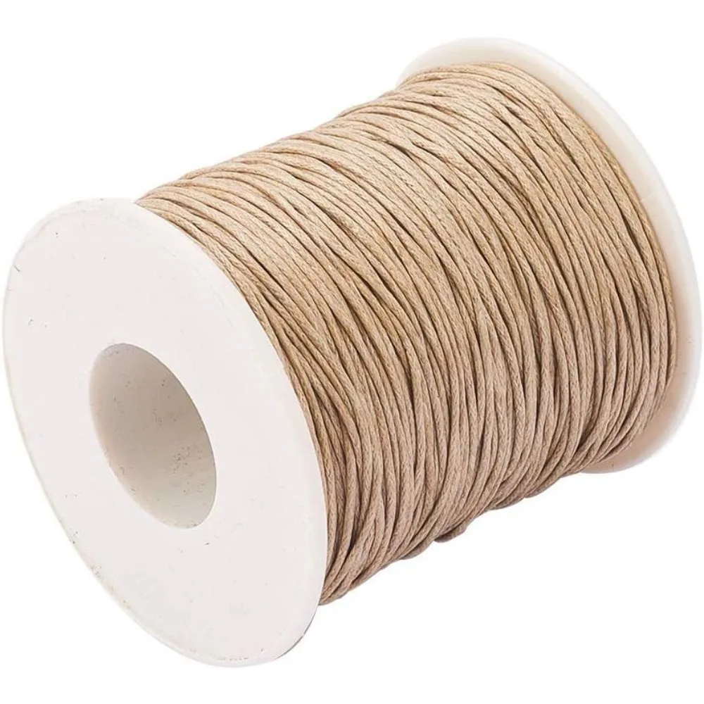 100 Yards Waxed Cord Cotton, W - Macrame Cord Cotton ulasan dan harga