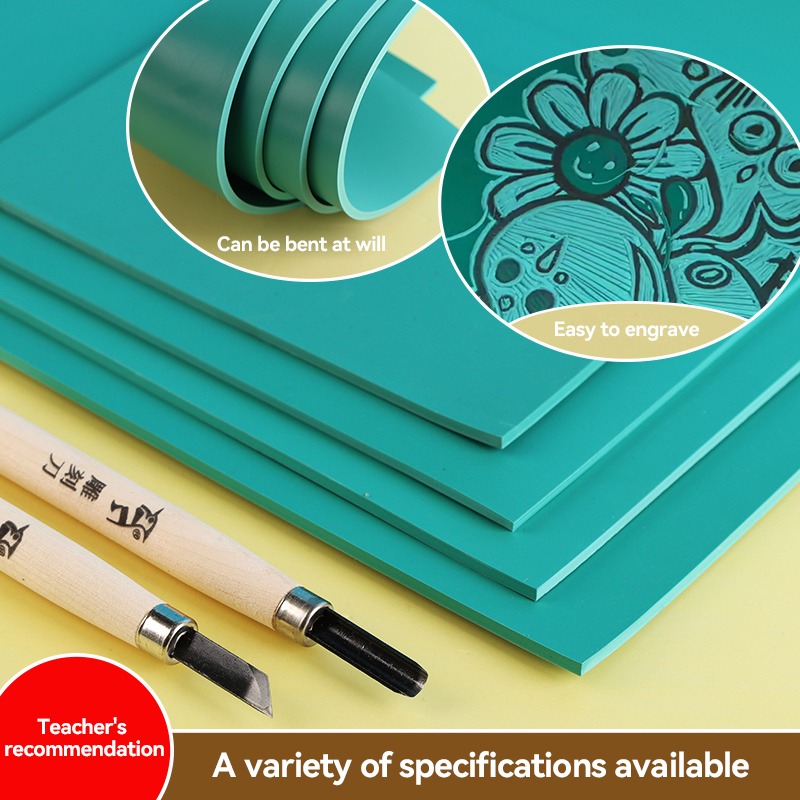 Carving Rubber Block 3mm/5mm A - Lino Printing Block ulasan dan harga