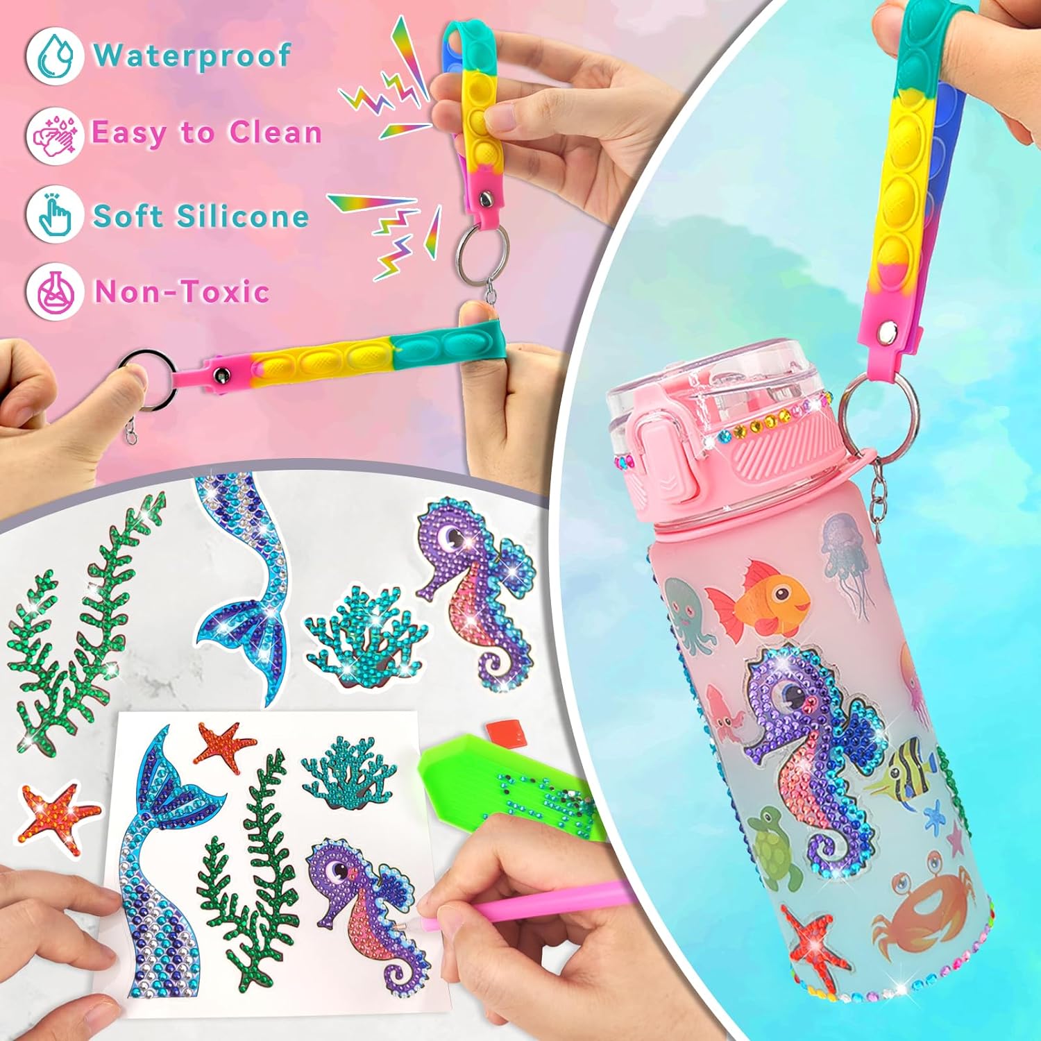 Decorate Your Own Water Bottle - Art Craft Girl ulasan dan harga