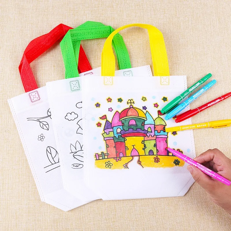 1-10pcs Sets DIY Graffiti Bag  - Art Craft Notebook ulasan dan harga