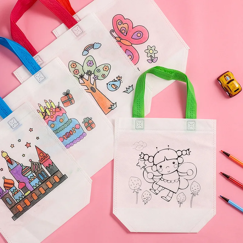 1-10pcs Sets DIY Graffiti Bag  - Art Craft Notebook ulasan dan harga