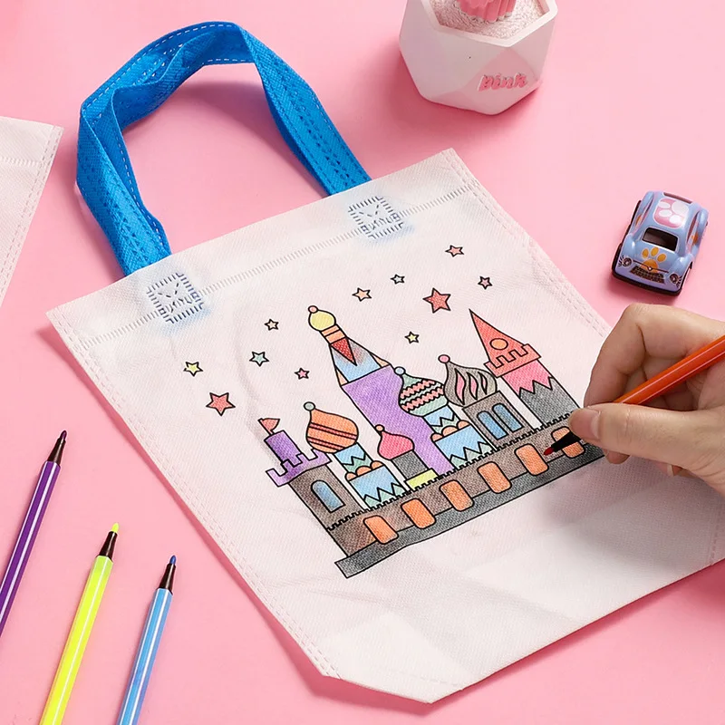 1-10pcs Sets DIY Graffiti Bag  - Art Craft Notebook ulasan dan harga