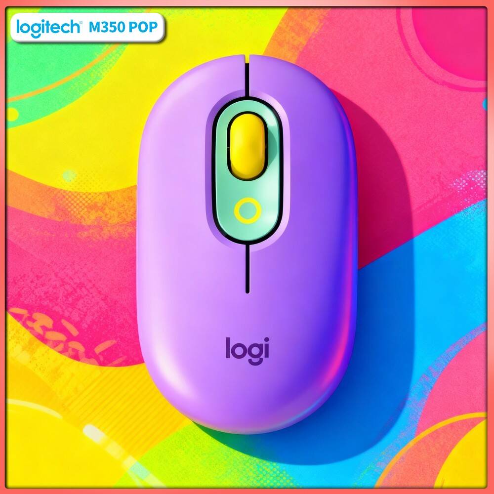 Logitech   POP Pebble Mouse Op - Art Craft Optical ulasan dan harga