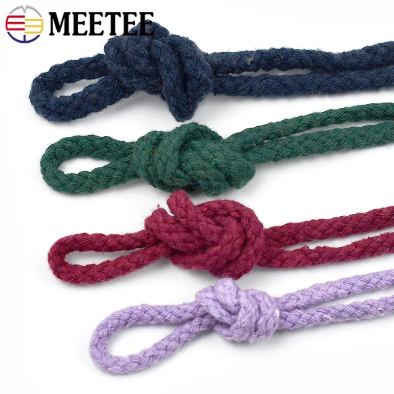 10/50M 5/7mm Cotton Cord Sewin - Macrame Cord Cotton ulasan dan harga