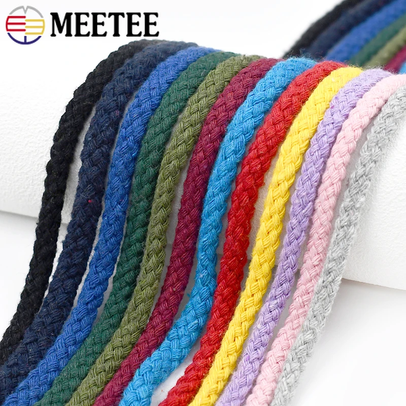 10/50M 5/7mm Cotton Cord Sewin - Macrame Cord Cotton ulasan dan harga
