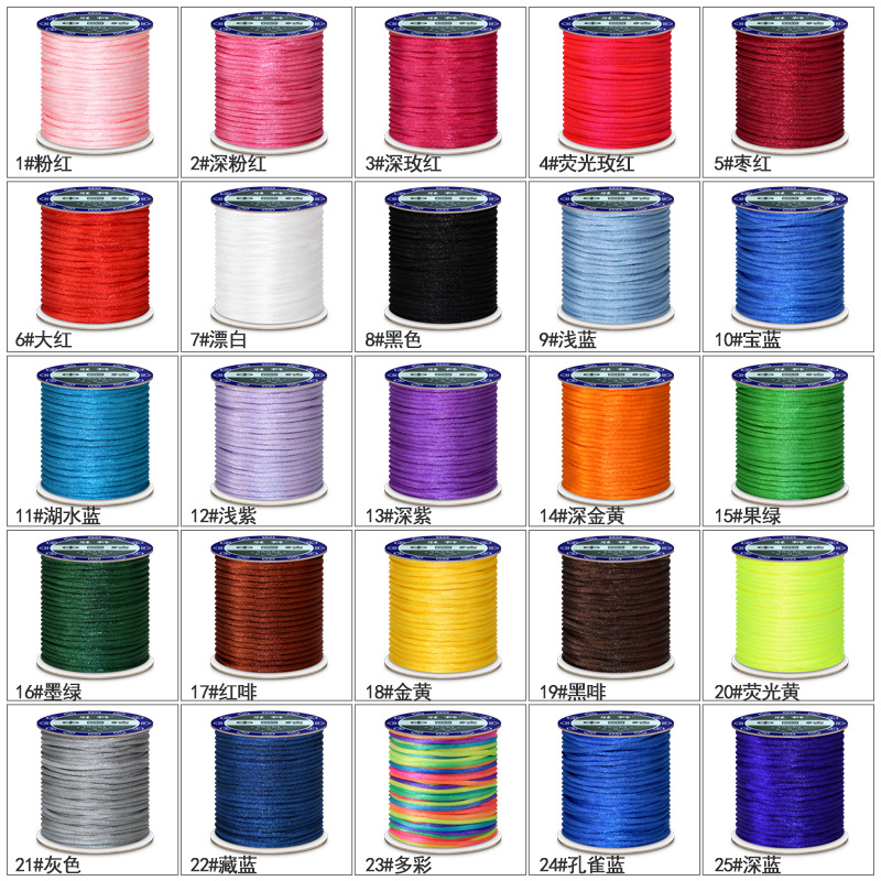 1.5mm 2mm 2.5mm Nylon Cotton B - Macrame Cord Cotton ulasan dan harga