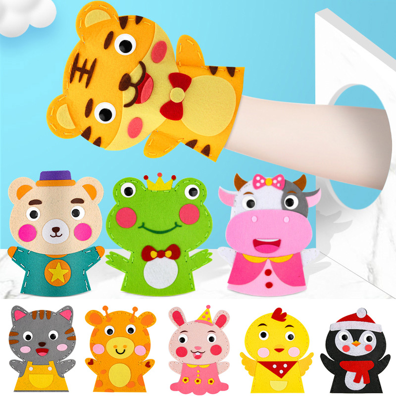 Cute Cartoon Animal Hand Puppe - Art Craft 6 Year Old ulasan dan harga