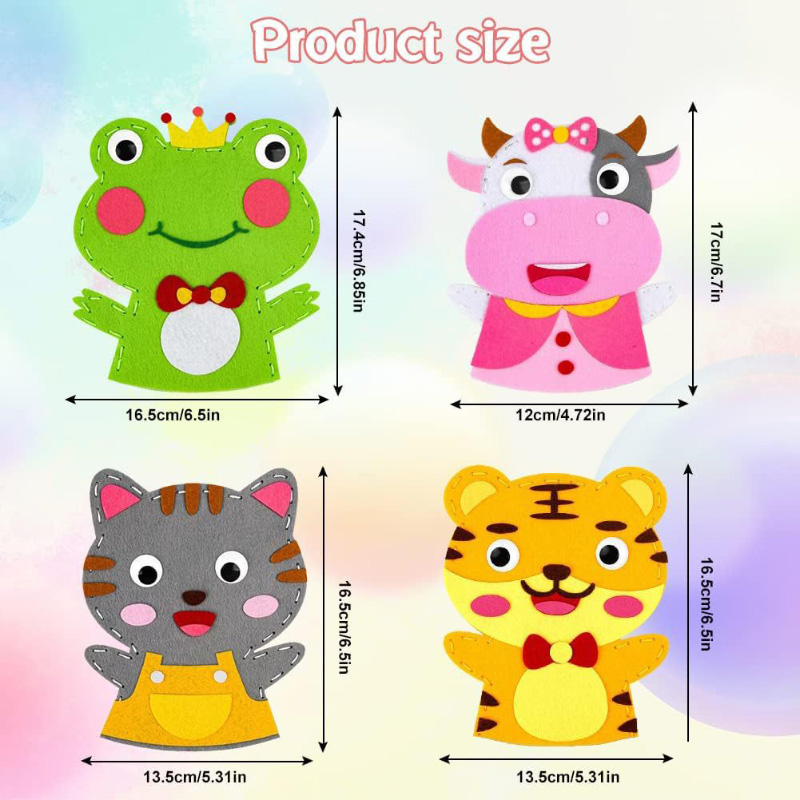 Cute Cartoon Animal Hand Puppe - Art Craft 6 Year Old ulasan dan harga
