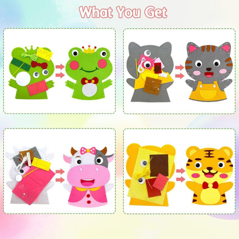Cute Cartoon Animal Hand Puppe - Art Craft 6 Year Old ulasan dan harga