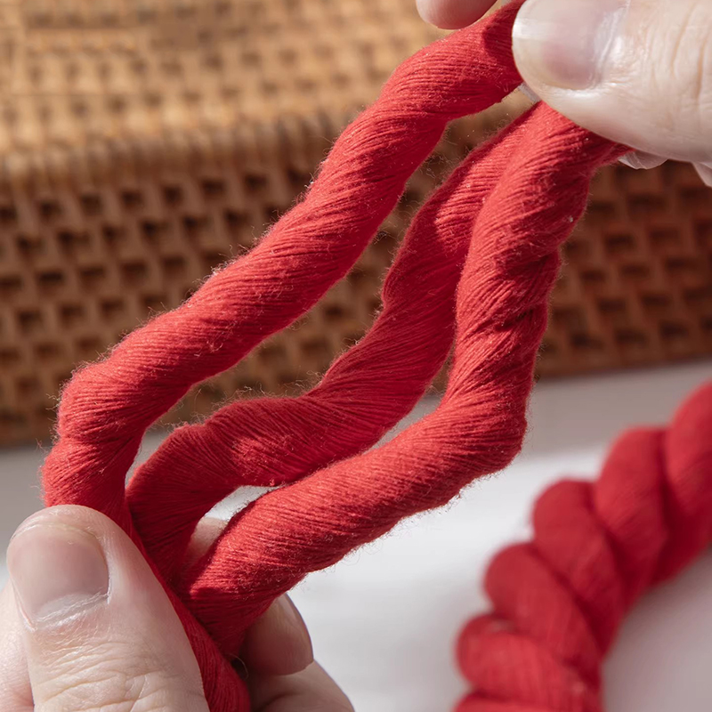 2/5/10Meter 5/8/12/20mm Red Tw - Macrame Cord Cotton ulasan dan harga