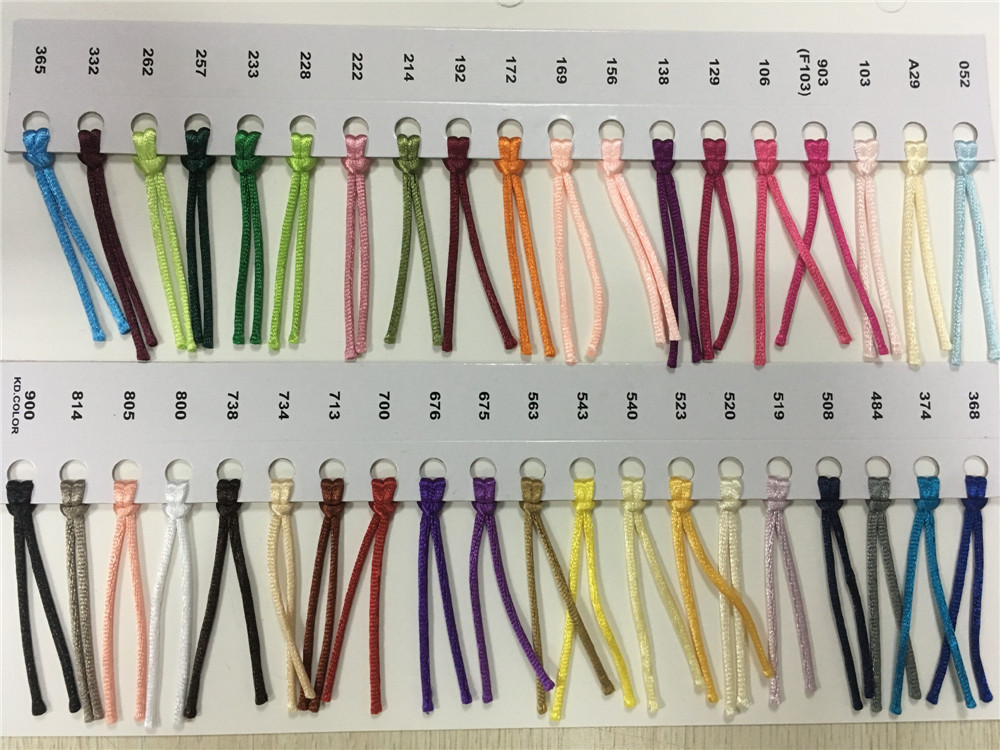 2mm Khaki Satin Cord Thread Ma - Macrame Cord Cotton ulasan dan harga
